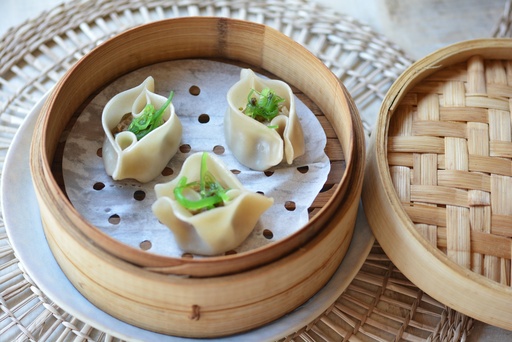 [9-2. Gran Jiaozi de Ternera con Pate de Foie] 9-2. Large Beef Dumplings with Foie Gras