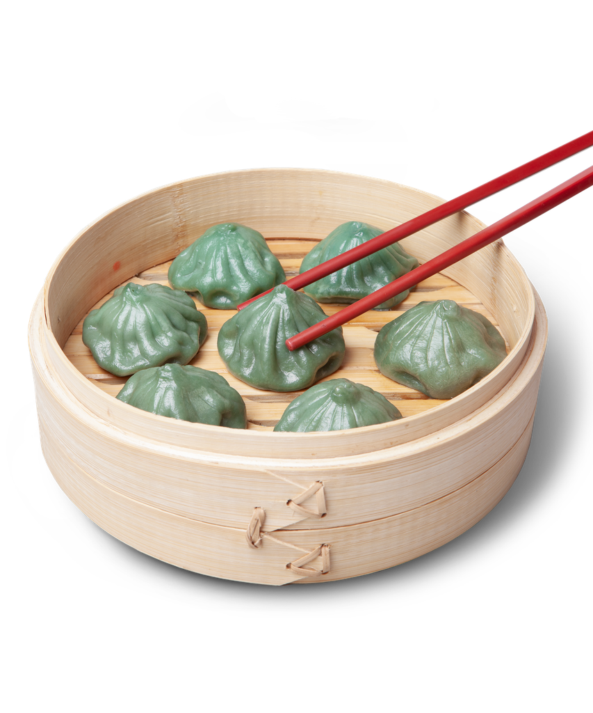 1-8. Pork Xiaolongbao with Mushrooms and Broth