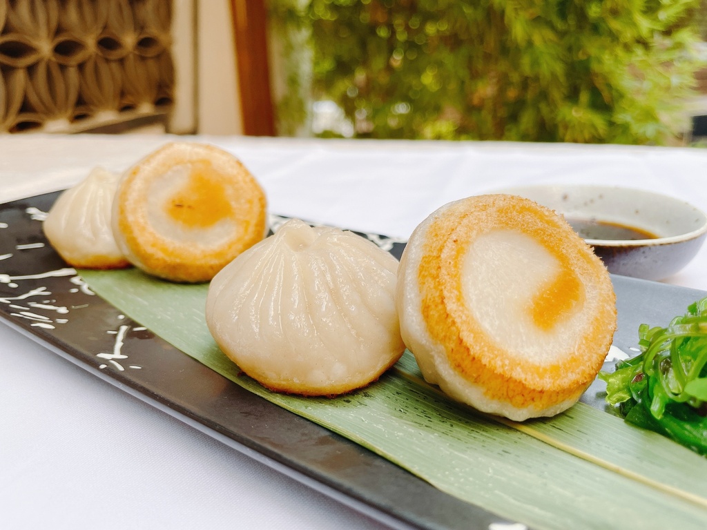 1-3-4. Iberian Pork Xiaolongbao with Grilling Vegetables